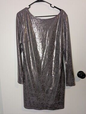 Gianni Bini Metallic Mini Dress
